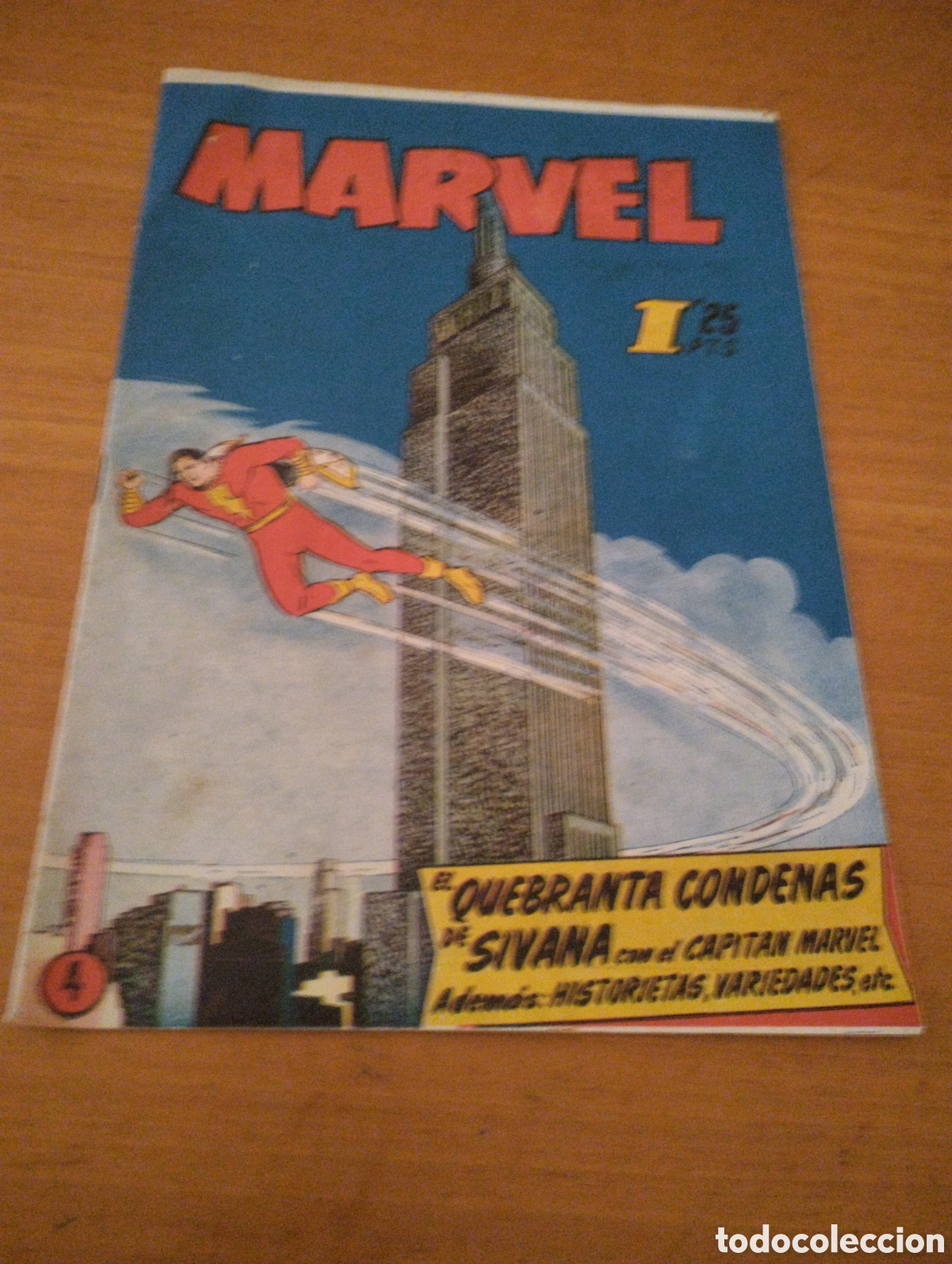 Tebeos: !CAPITAN MARVEL. 2 COMICS ANTIGUOS! - Foto 4