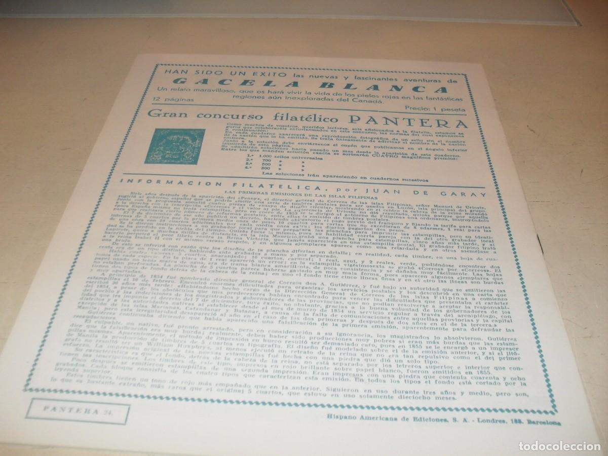 Tebeos: (FACSIMIL)PANTERA RUBIA N&ordm; 24 EN EL MAR DE JAVA,(DE 45),HISPANOAMERICANA,1949 - Foto 2