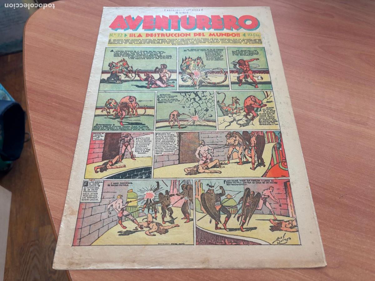 Tebeos: AVENTURERO N&ordm; 32 (HISPANO AMERICANA) (AB-9) - Foto 1