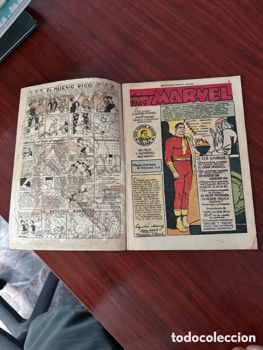 Tebeos: C&ograve;mic tebeo Original almanaque marvel 1949 4ptas - Foto 2