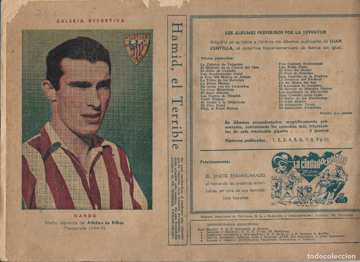 Tebeos: JUAN CENTELLA ORIGINAL - LA CARCAJADA TRAGICA - Foto 2