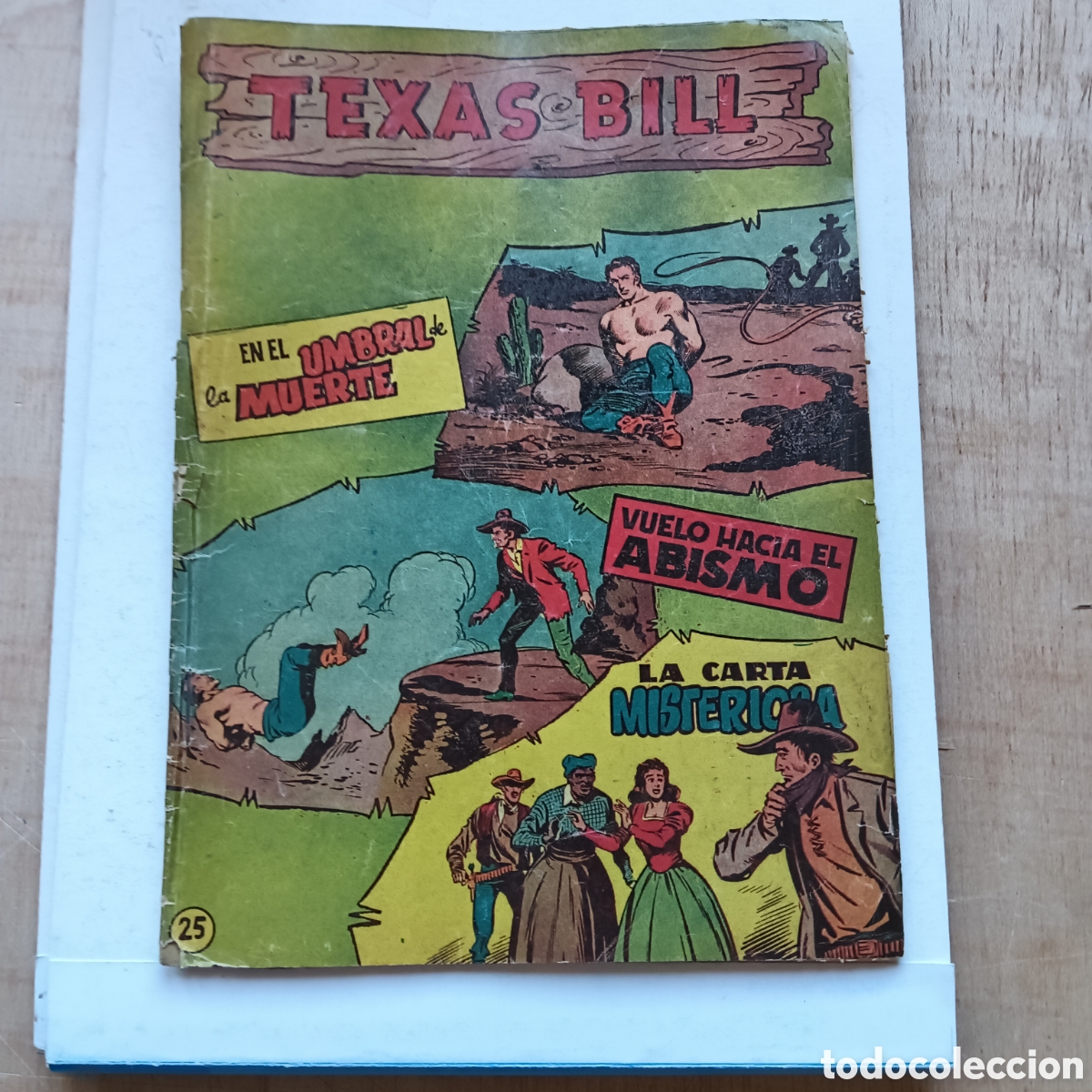 Tebeos: TEXAS BILL N&Uacute;M 25 HISPANO AMERICANA ORIGINAL - Foto 1