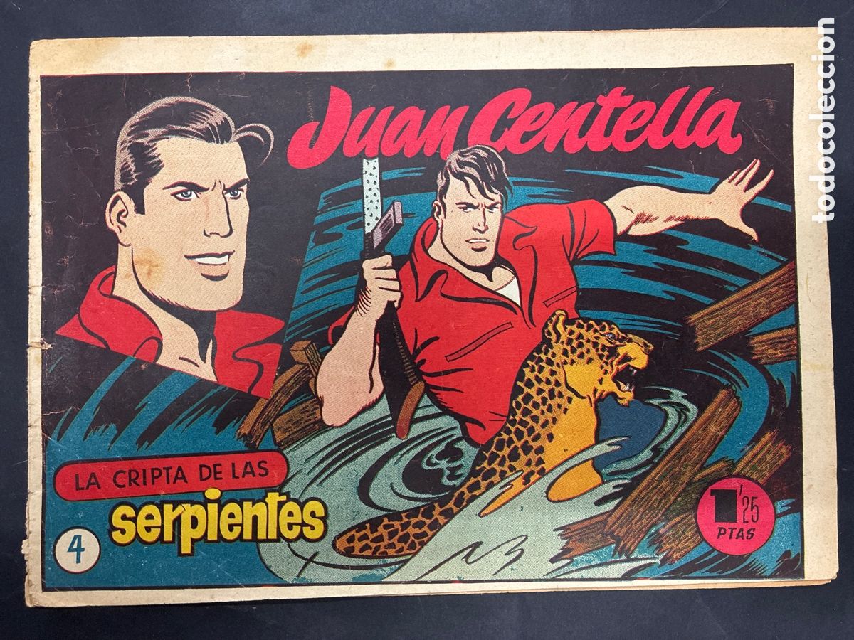 Tebeos: COMIC ORIGINAL JUAN CENTELLA N&ordm; 4 LA CRIPTA DE LAS SERPIENTES EDITORIAL HISPANO AMERICANA - Foto 1