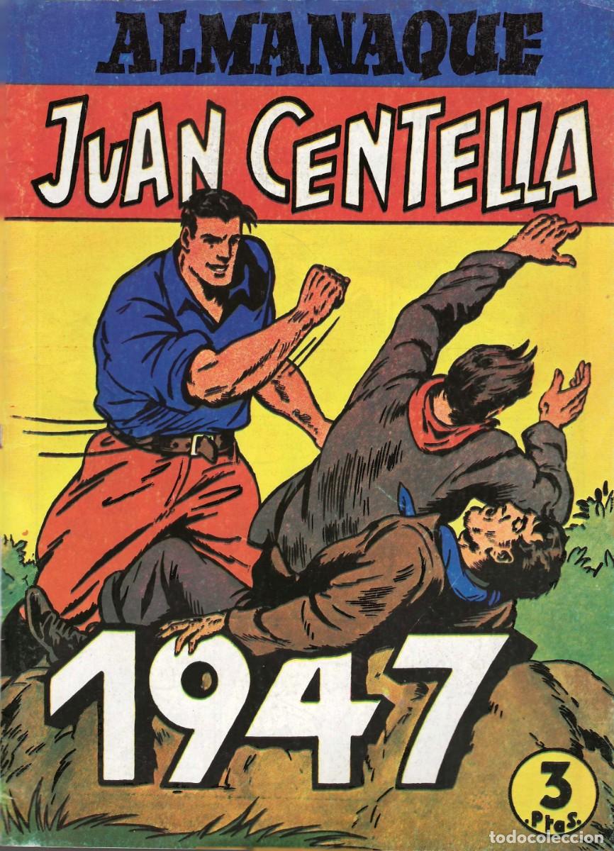 Tebeos: JUAN CENTELLA -- ALMANAQUE 1947 - Foto 1