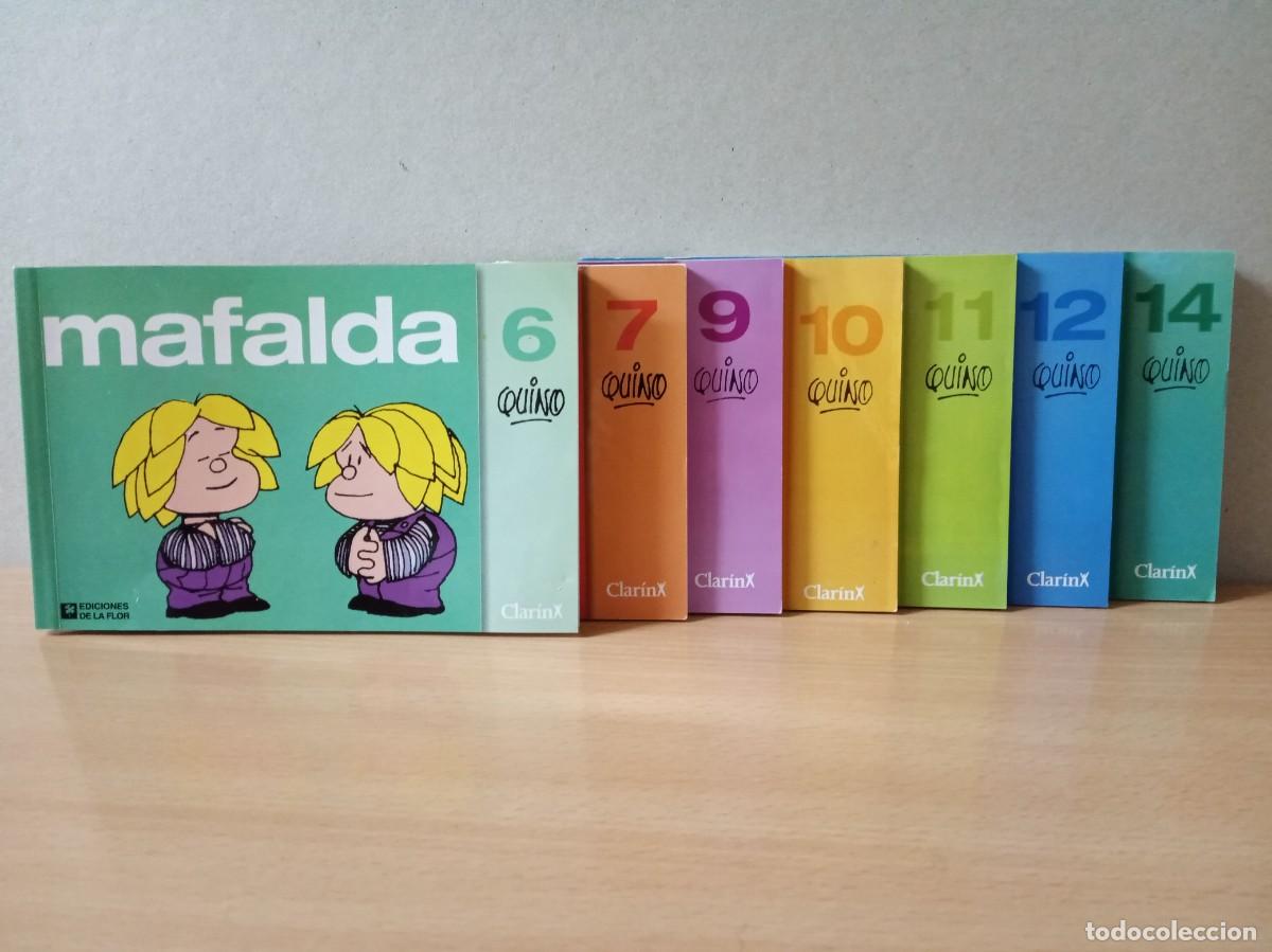 Tebeos: LOTE DE 7 LIBRO-COMIC DE LAS TIRAS DE MAFALDA. - Foto 1