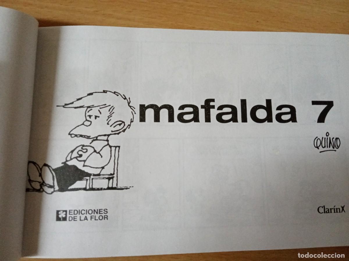 Tebeos: LOTE DE 7 LIBRO-COMIC DE LAS TIRAS DE MAFALDA. - Foto 3