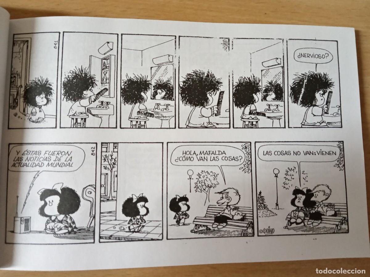 Tebeos: LOTE DE 7 LIBRO-COMIC DE LAS TIRAS DE MAFALDA. - Foto 4