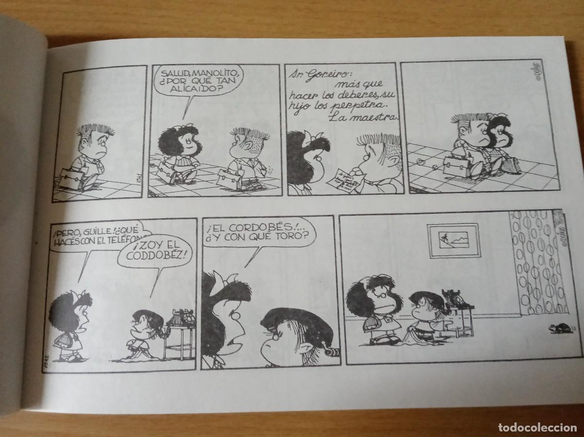 Tebeos: LOTE DE 7 LIBRO-COMIC DE LAS TIRAS DE MAFALDA. - Foto 23