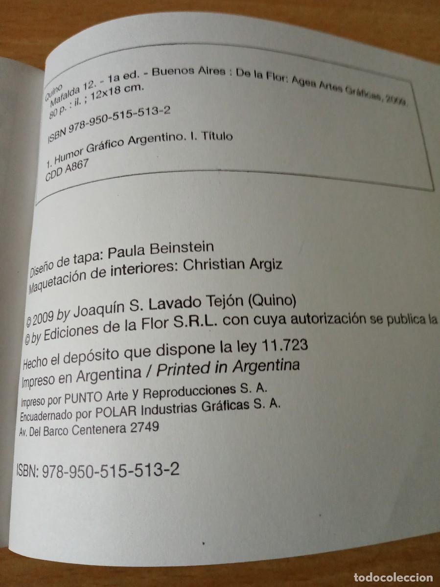 Tebeos: LOTE DE 7 LIBRO-COMIC DE LAS TIRAS DE MAFALDA. - Foto 24