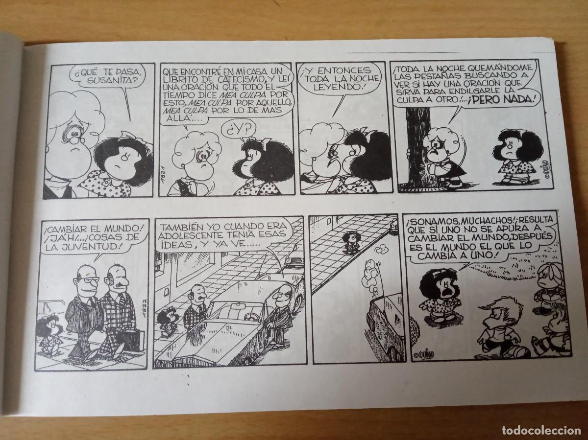 Tebeos: LOTE DE 7 LIBRO-COMIC DE LAS TIRAS DE MAFALDA. - Foto 28