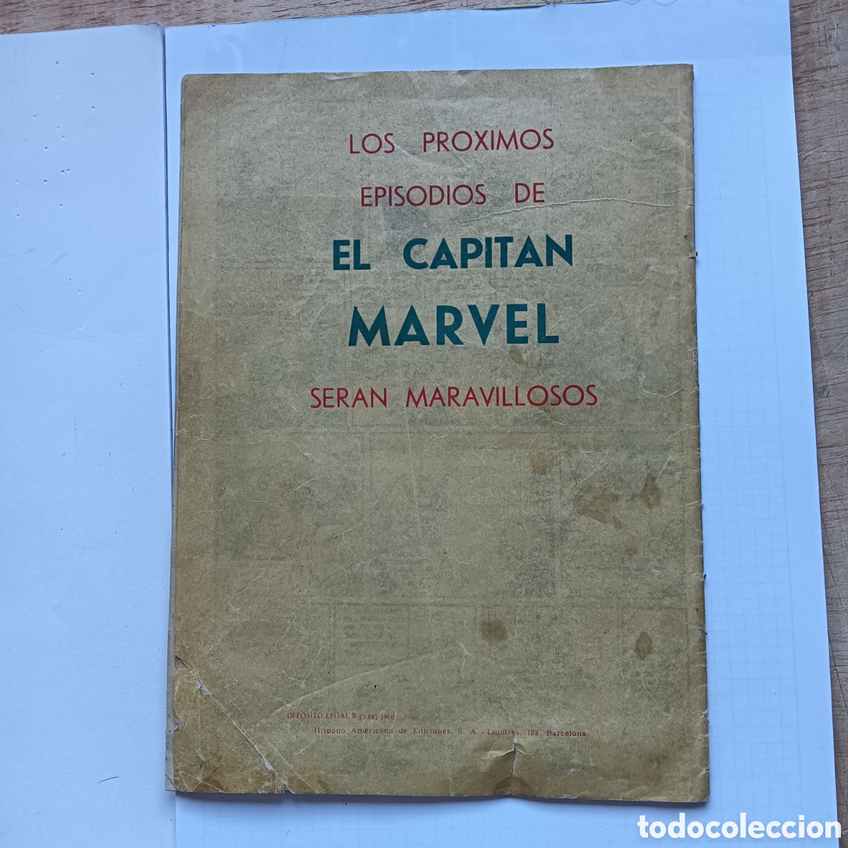 Tebeos: CAPITAN MARVEL NUM 1 HISPANO AMERICANA - Foto 2