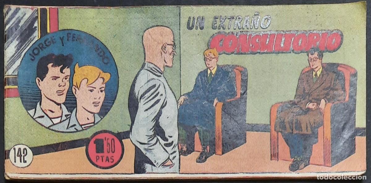 Tebeos: JORGE Y FERNANDO BOLSILLO. NUM 142, ORIGINAL. - Foto 1