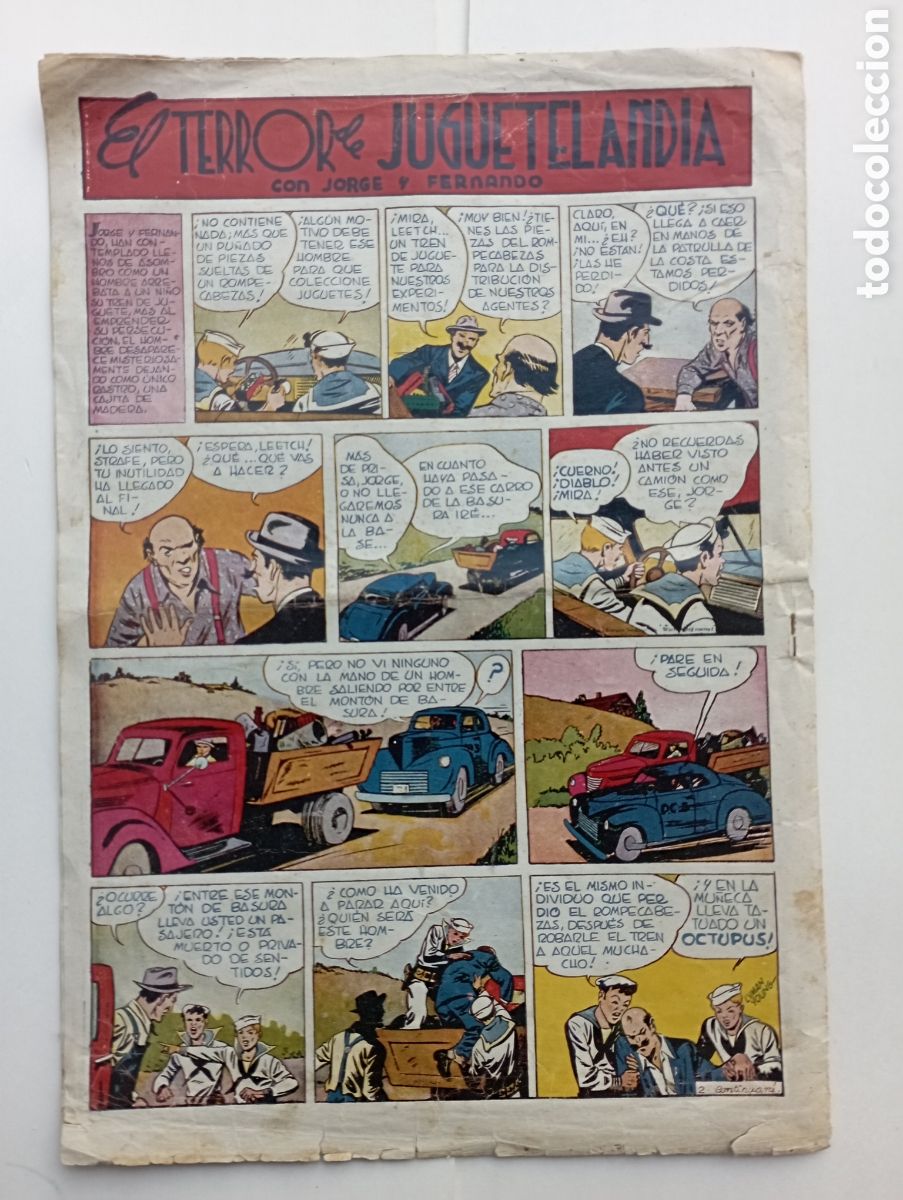 Tebeos: EL AVENTURERO N&Uacute;M 2 - 1945 HOMBRE ENMASCARADO. HISPANO AMERICANA