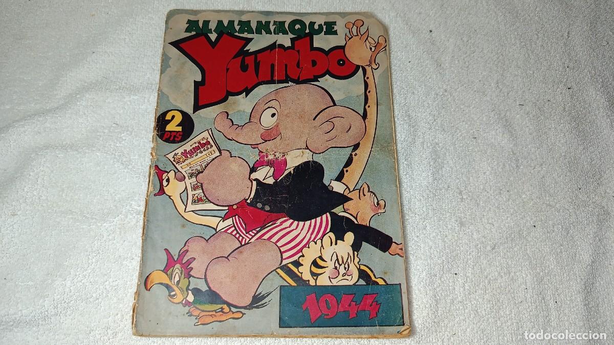 Tebeos: ANTIGUO COMIC YUMBO - EL ELEFANTE SABIO - ALMANAQUE 1944 HISPANO AMAERICANA DE EDICIONES