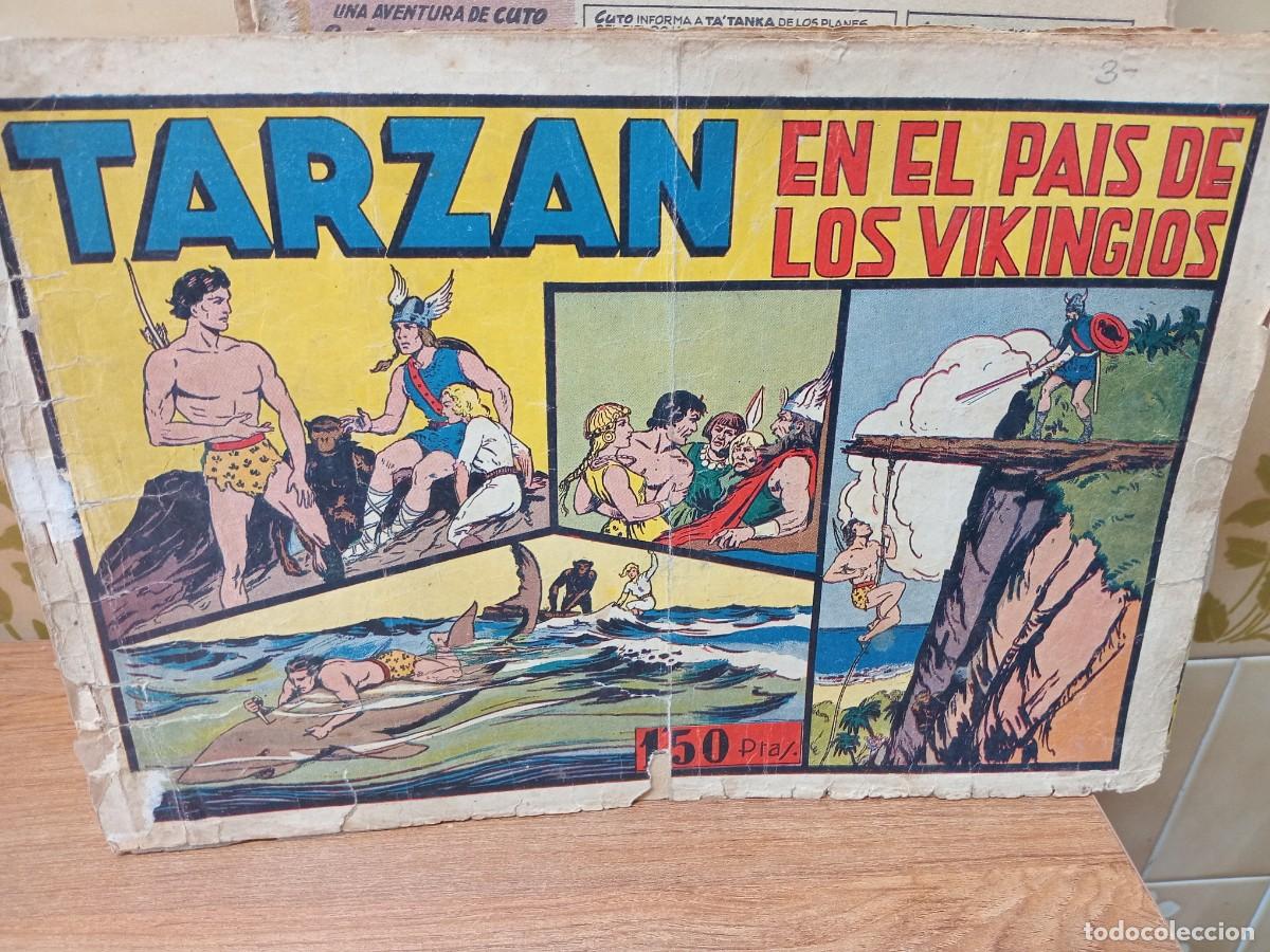 Tebeos: TARZAN - EN EL PAIS DE LOS VIKINGOS - HISPANO AMERICANA - ORIGINAL