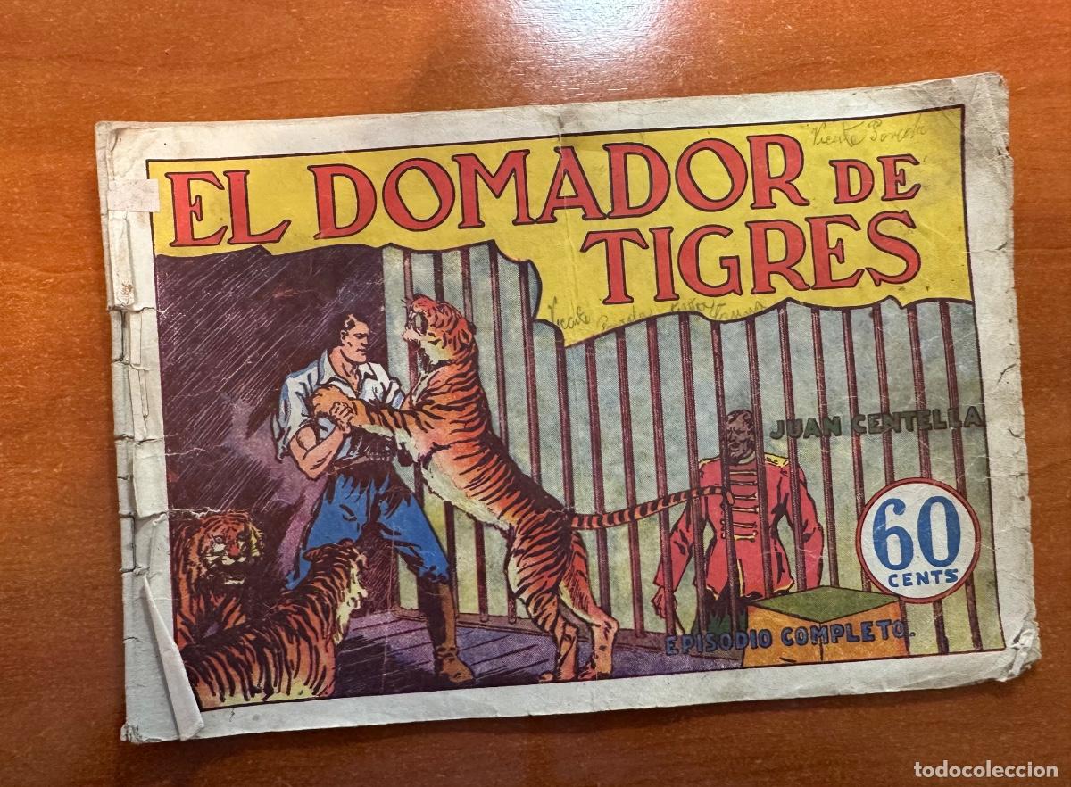 Tebeos: JUAN CENTELLA NUM. 14 EL DOMADOR DE TIGRES HISPANO AMERICANA ORIGINAL