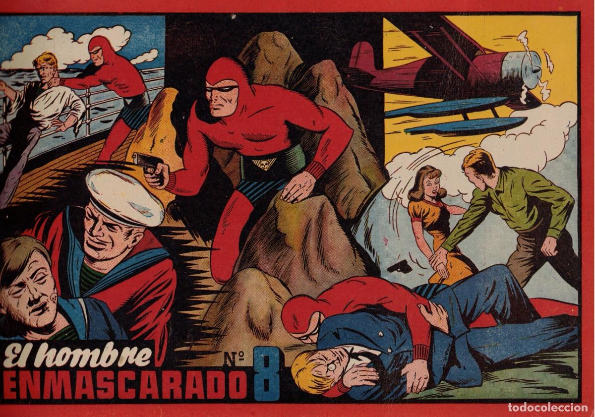 Tebeos: El hombre enmascarado - Hispano Americana Ediciones - Serie Roja N&uacute;mero 8