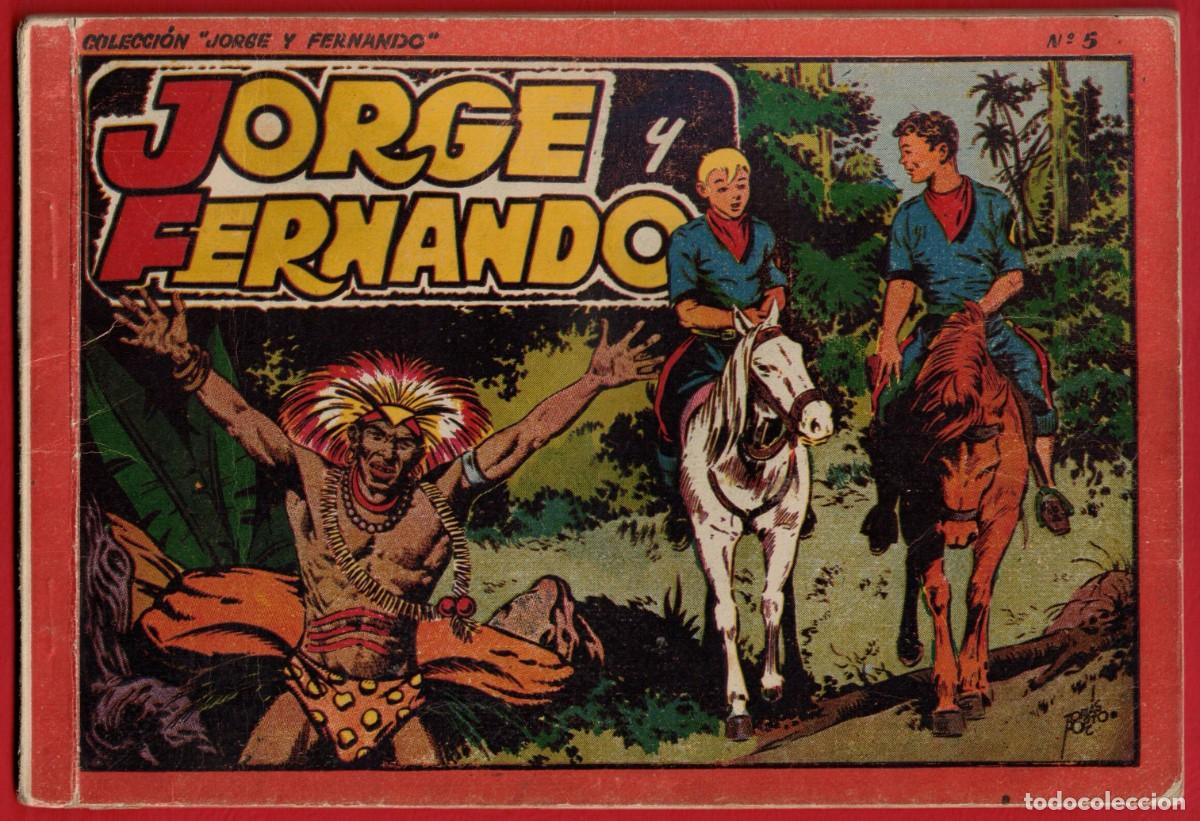Livros de Banda Desenhada: Jorge y Fernando - Hispano Americana Ediciones - Serie Roja N&uacute;mero 5