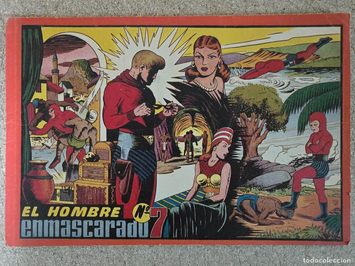 Tebeos: El Hombre Enmascarado 7.Tomo Rojo.Hispano Americana