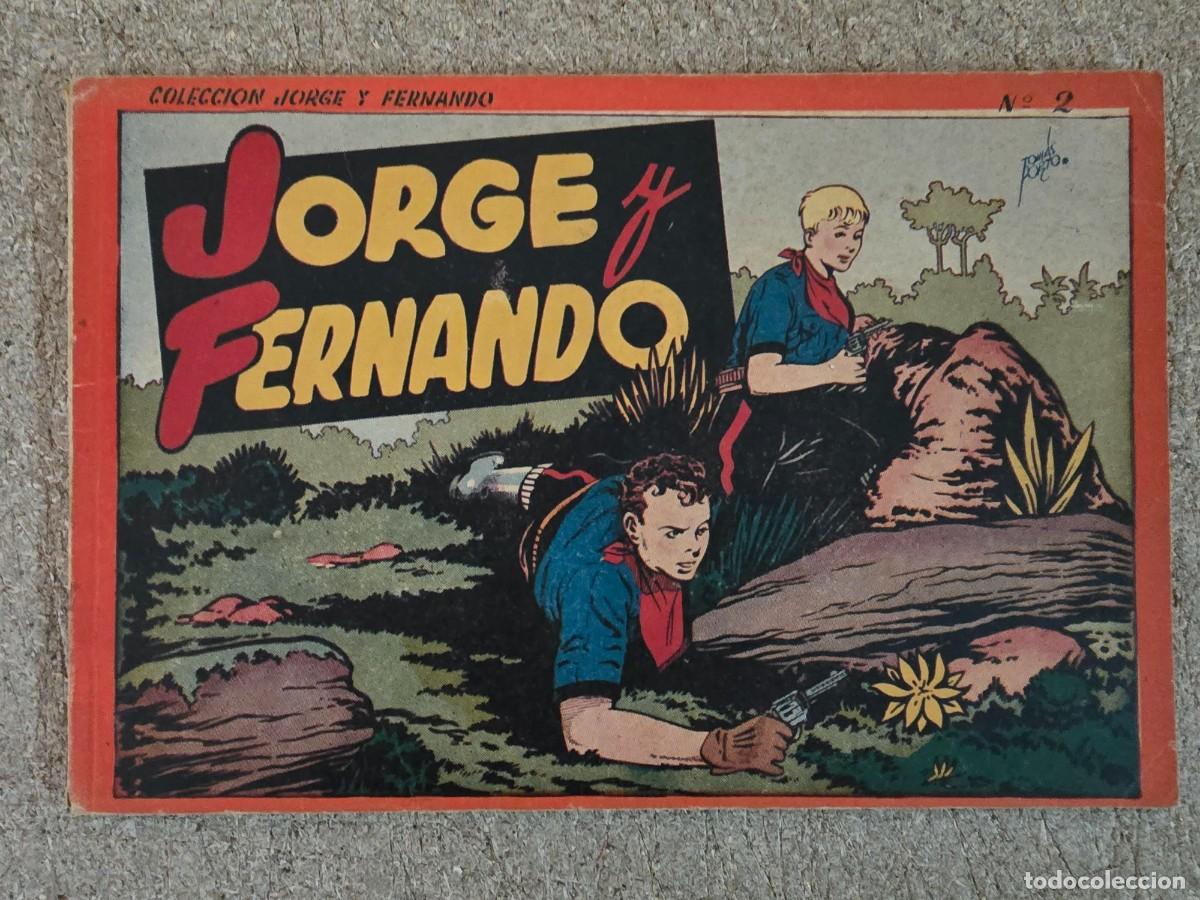 Tebeos: Jorge y Fernando 2.Tomo Rojo.Hispano Americana