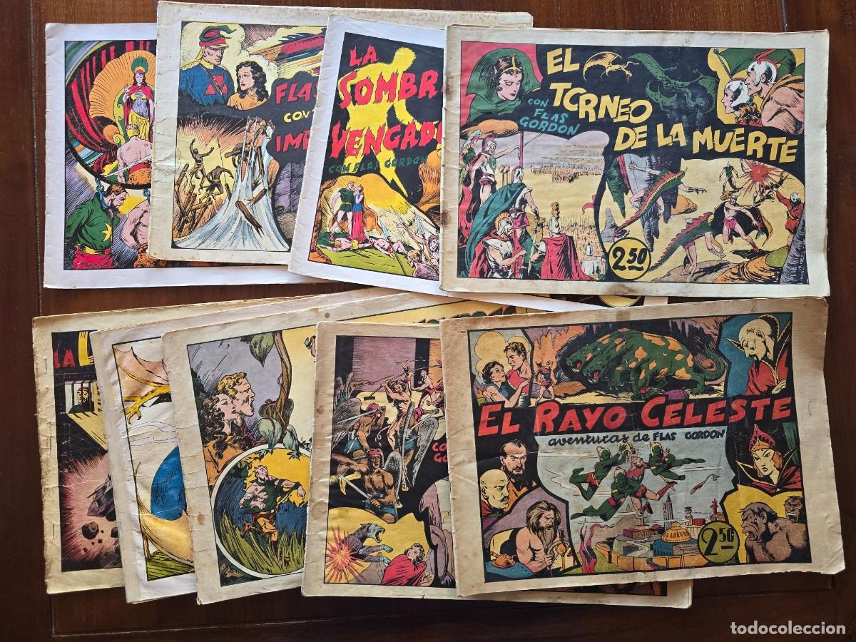 Giornalini: Flas Gordon.Completa 9 Tebeos.Hispano Americana (original de epoca)