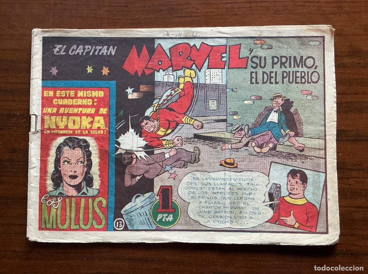 Giornalini: EL CAPIT&Aacute;N MARVEL Y SU PRIMO EL DEL PUEBLO N&ordm; 13 HORIZONTAL HISPANO AMERICANA
