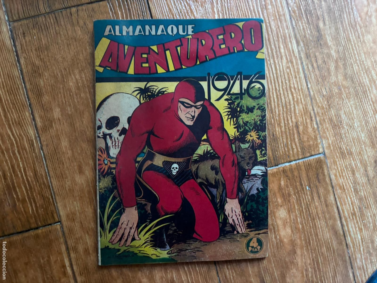 Tebeos: ALMANAQUE AVENTURERO 1946 EDITORIAL HISPANO AMERICANA EL HOMBRE ENMASCARADO ORIGINAL