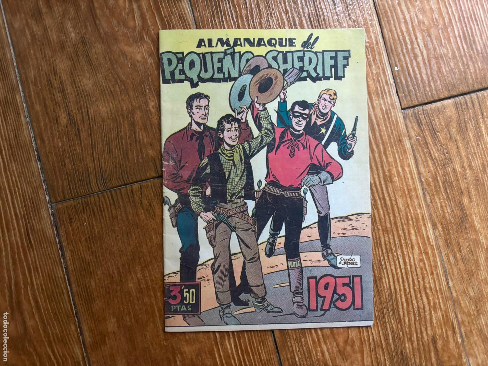 Tebeos: EL PEQUE&Ntilde;O SHERIFF ALMANAQUE PARA 1951 EDITORIAL HISPANO AMERICANA ORIGINAL