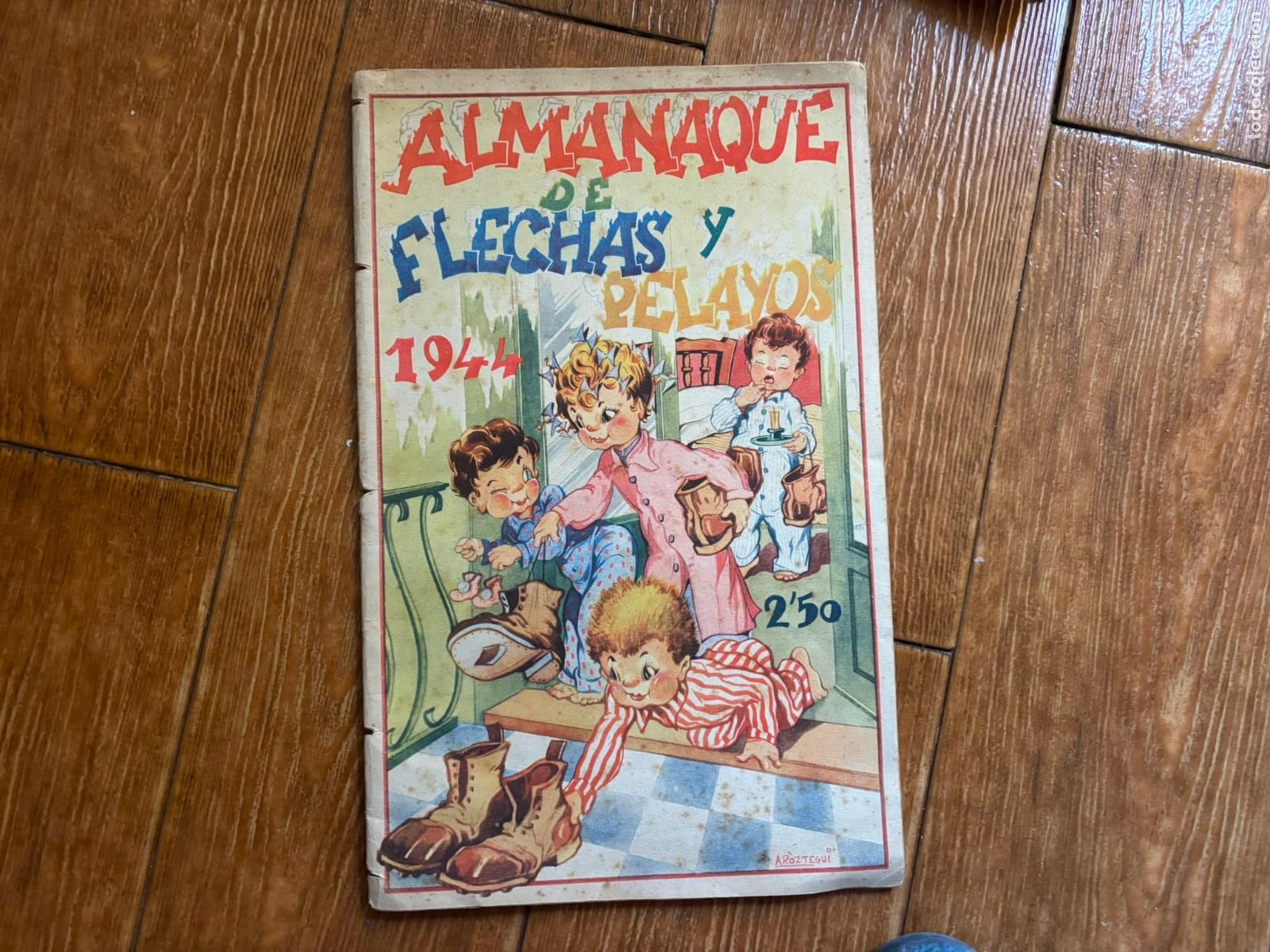 Tebeos: FLECHAS Y PELAYOS ALMANAQUE 1944 EDITORIAL FE Y JONS Y CT