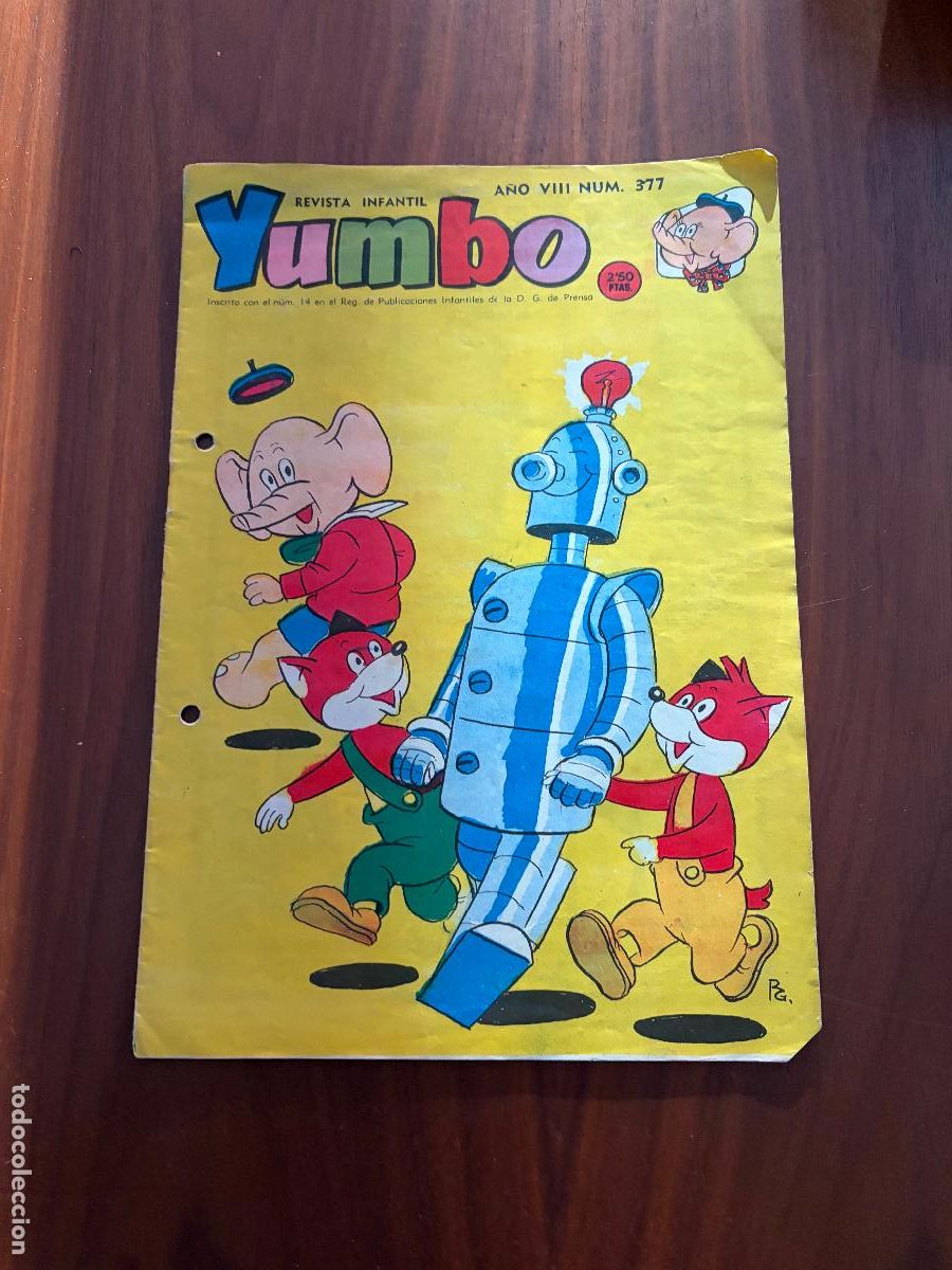 Tebeos: YUMBO N&ordm; 377 , HISPANO AMERICANA EDICIONES