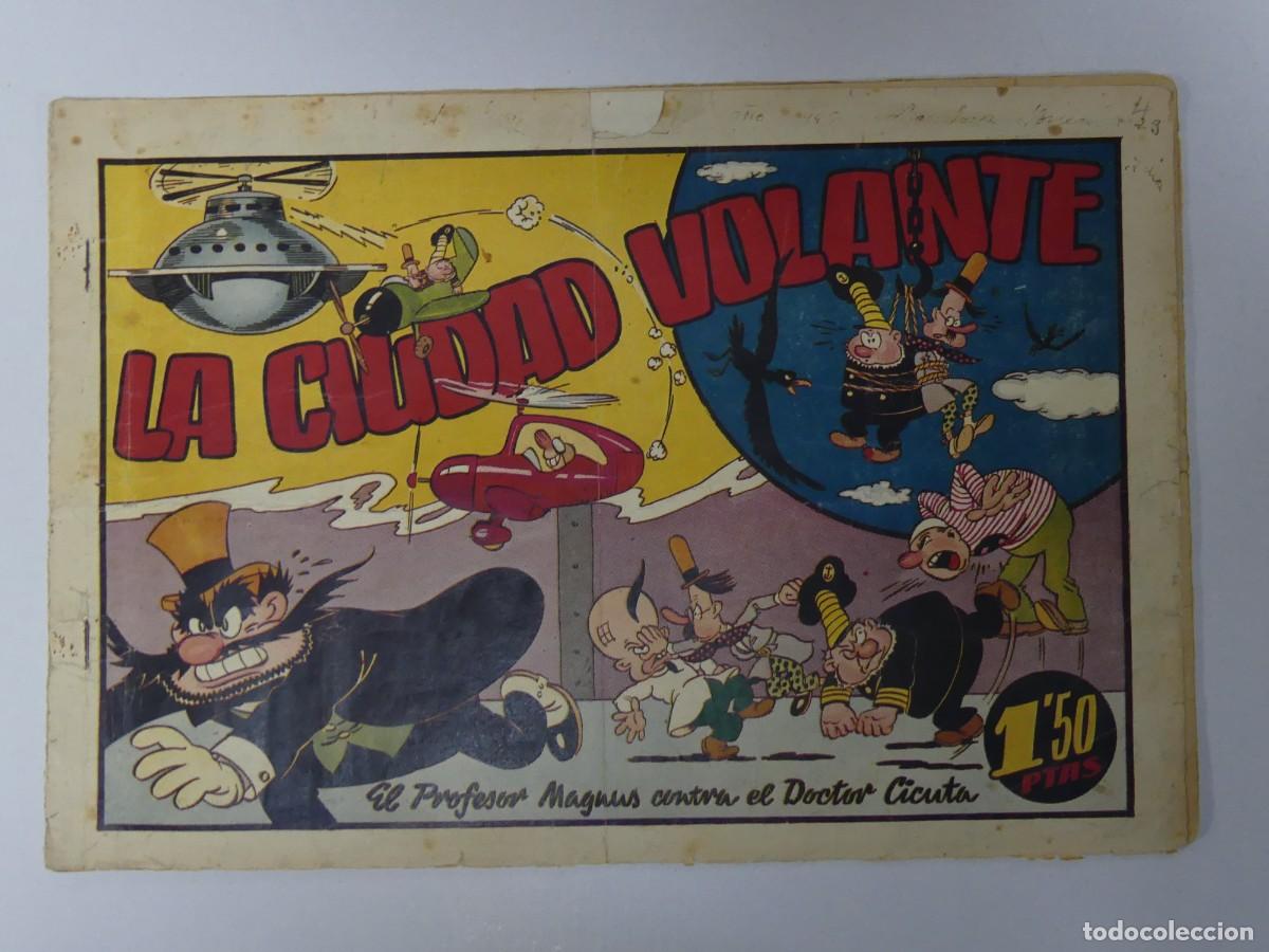 Tebeos: COMIC - EL PROFESOR MAGNUS CONTRA EL DOCTOR CICUTA &ndash;LA CIUDAD VOLANTE - EDITORIAL HISPANO AMERICAN