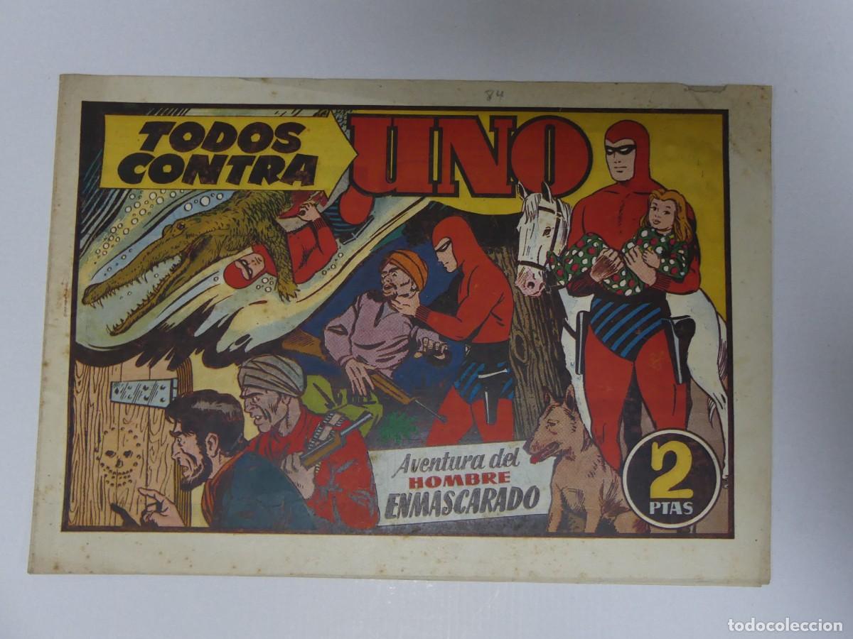 Livros de Banda Desenhada: COMIC - AVENTURA DEL HOMBRE ENMASCARADO &ndash; TODOS CONTRA UNO EDITORIAL HISPANO AMERICANA