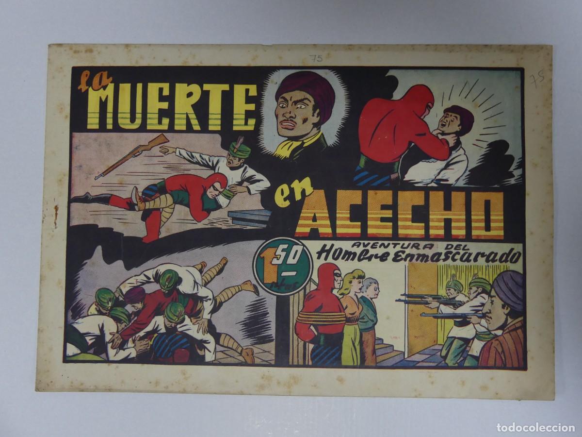Livros de Banda Desenhada: COMIC - AVENTURA DEL HOMBRE ENMASCARADO &ndash; LA MUERTE EN ACECHO - EDITORIAL HISPANO AMERICANA