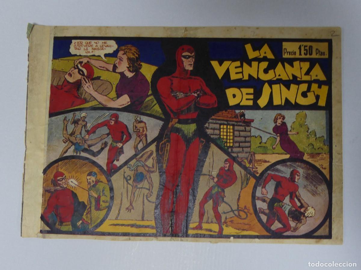 Livros de Banda Desenhada: COMIC - AVENTURA DEL HOMBRE ENMASCARADO &ndash; LA VENGANZA DE SINGH EDITORIAL HISPANO AMERICANA