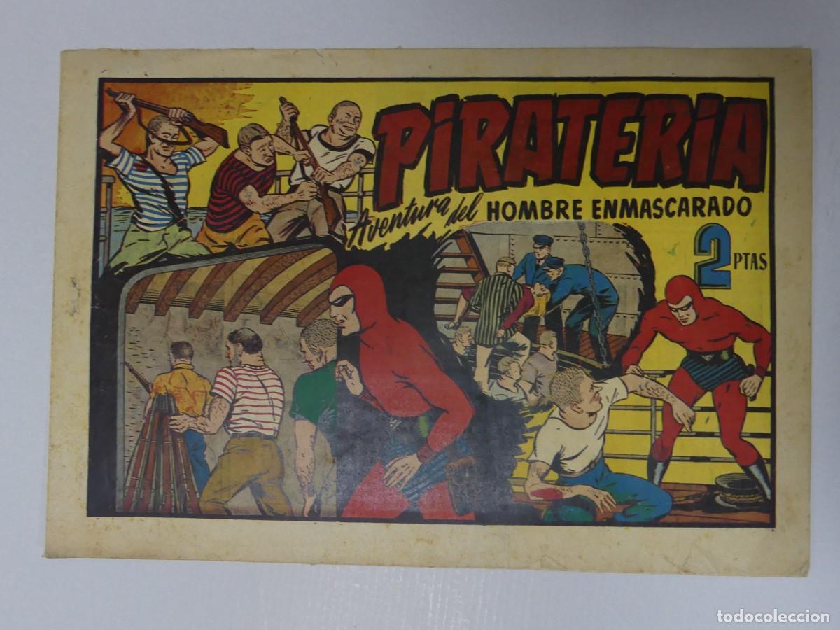 Livros de Banda Desenhada: COMIC - AVENTURA DEL HOMBRE ENMASCARADO &ndash; PIRATERIA - EDITORIAL HISPANO AMERICANA