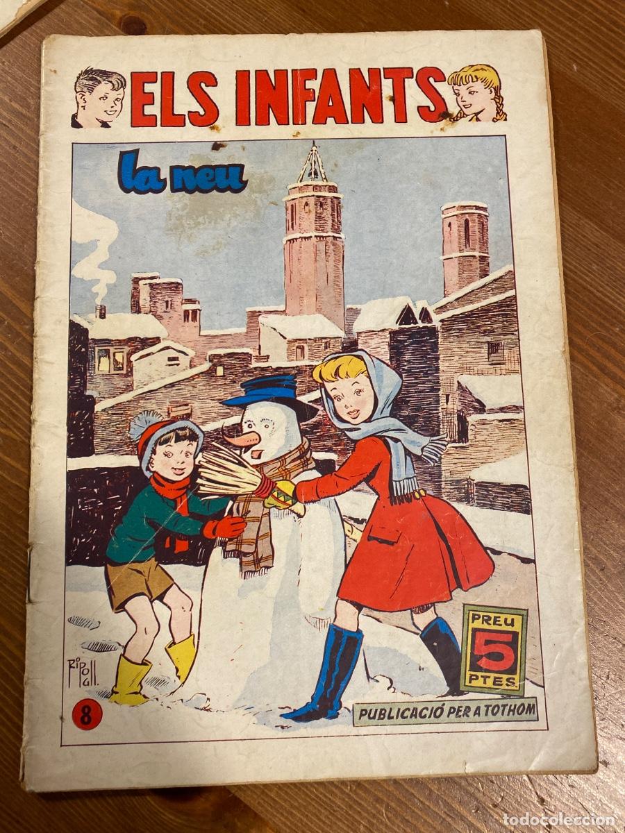 Tebeos: Els Infants, LA NEU n&ordm; 8 Editorial Hispano Americana 1957