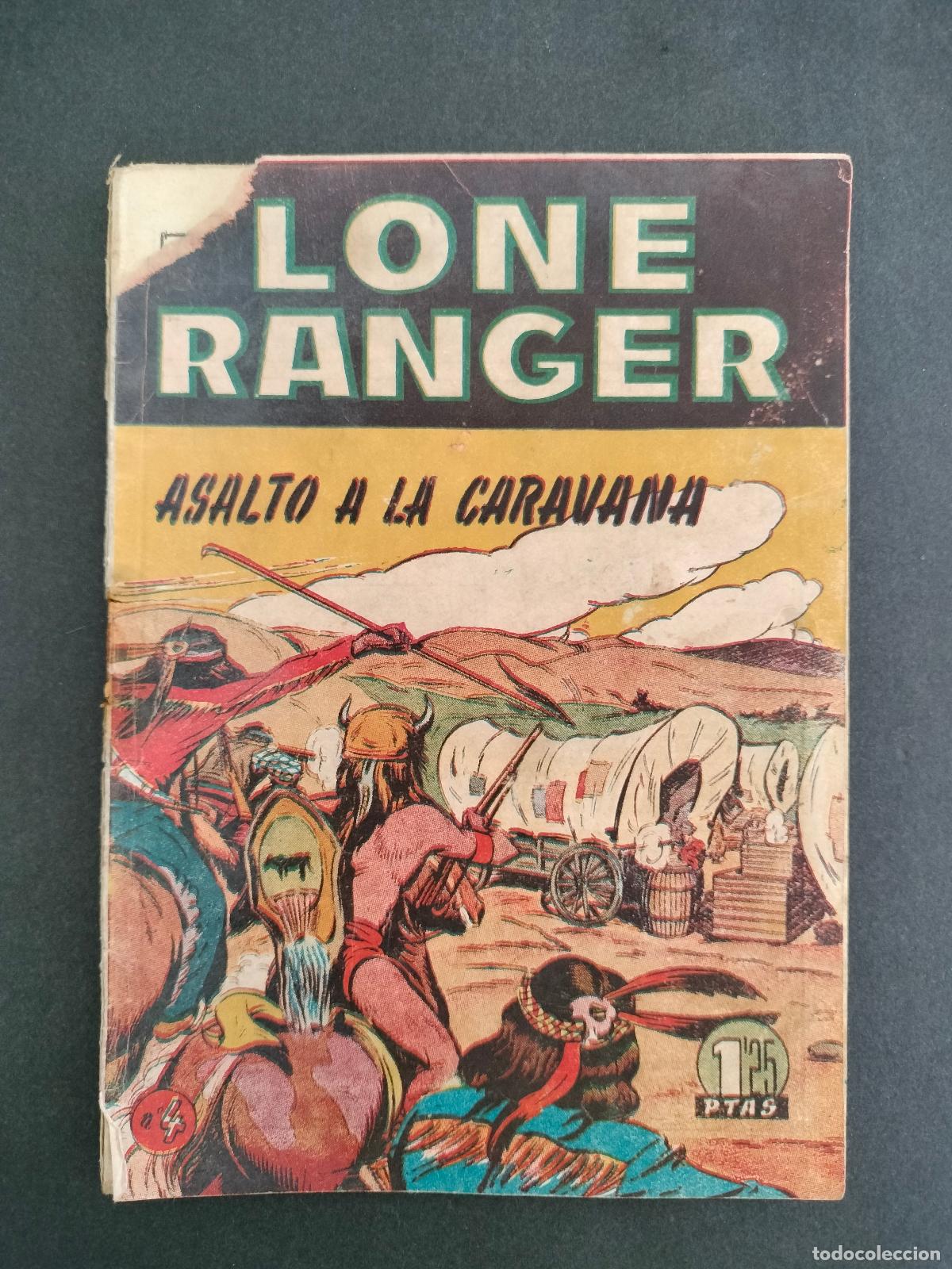 Livros de Banda Desenhada: LONE RANGER N&ordm; 24 - ASALTO A LA CARAVANA - HISPANO AMERICANA 1949