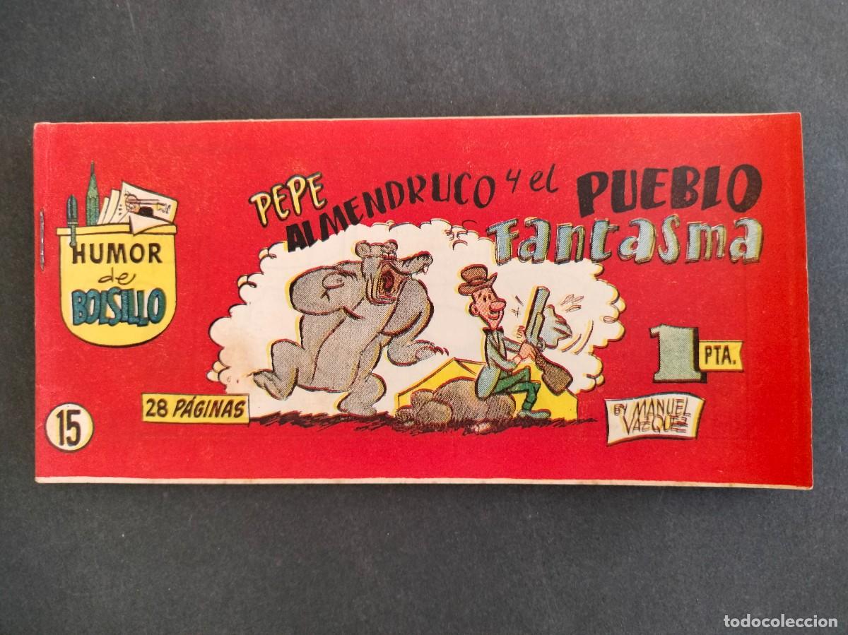 BDs: HUMOR DE BOLSILLO N&ordm; 15 ORIGINAL DE EPOCA HISPANO AMERICANA 1950 EXCELENTE ESTADO!!!