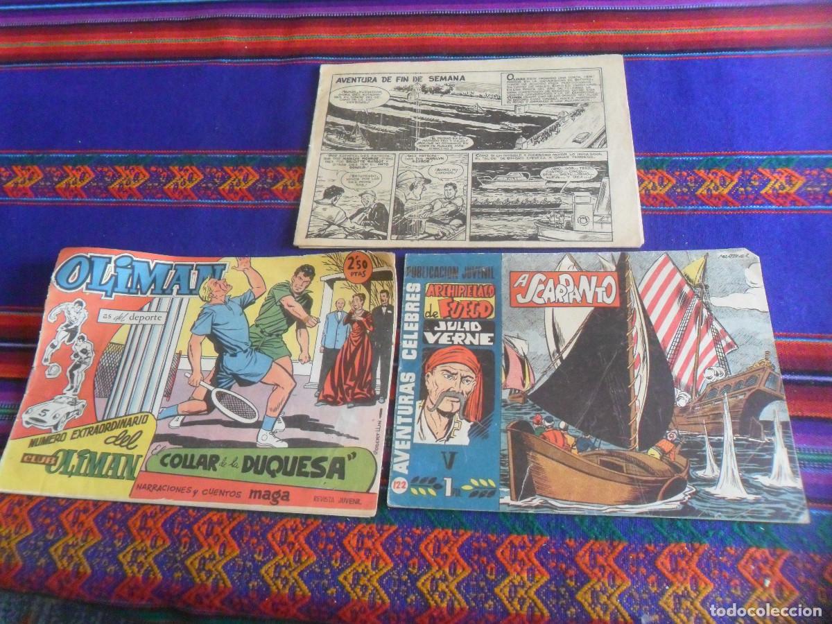 Tebeos: AVENTURAS C&Eacute;LEBRES 122 ARCHIPI&Eacute;LAGO DE FUEGO V A SCARPANTO HISPANO AMERICANA OLIMAN 15 MAGA REGALO 8