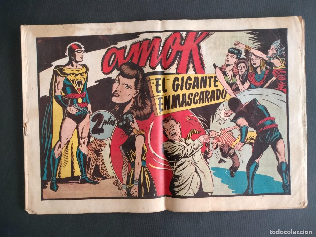 BDs: AMOK EL GIGANTE ENMASCARADO N&ordm; 1 - ORIGINAL HISPANO AMERICANA 1947 MUY DIFICIL!!