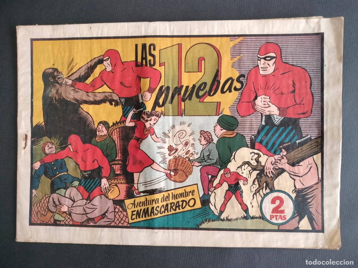 Livros de Banda Desenhada: EL HOMBRE ENMASCARADO N&ordm; 103 - LAS 12 PRUEBAS - ORIGINAL HISPANO AMERICANA A&Ntilde;OS 40