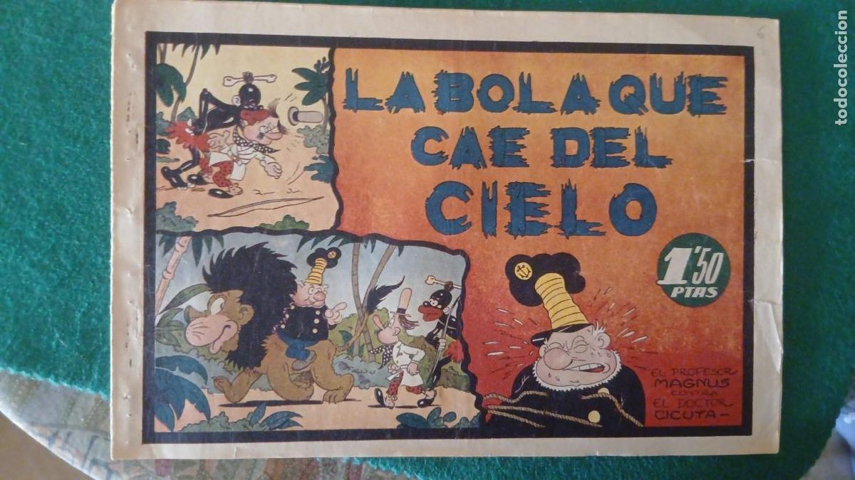 Tebeos: Lote profesor Magnus del 2 al 6, Hispano americana Bolsa JJ
