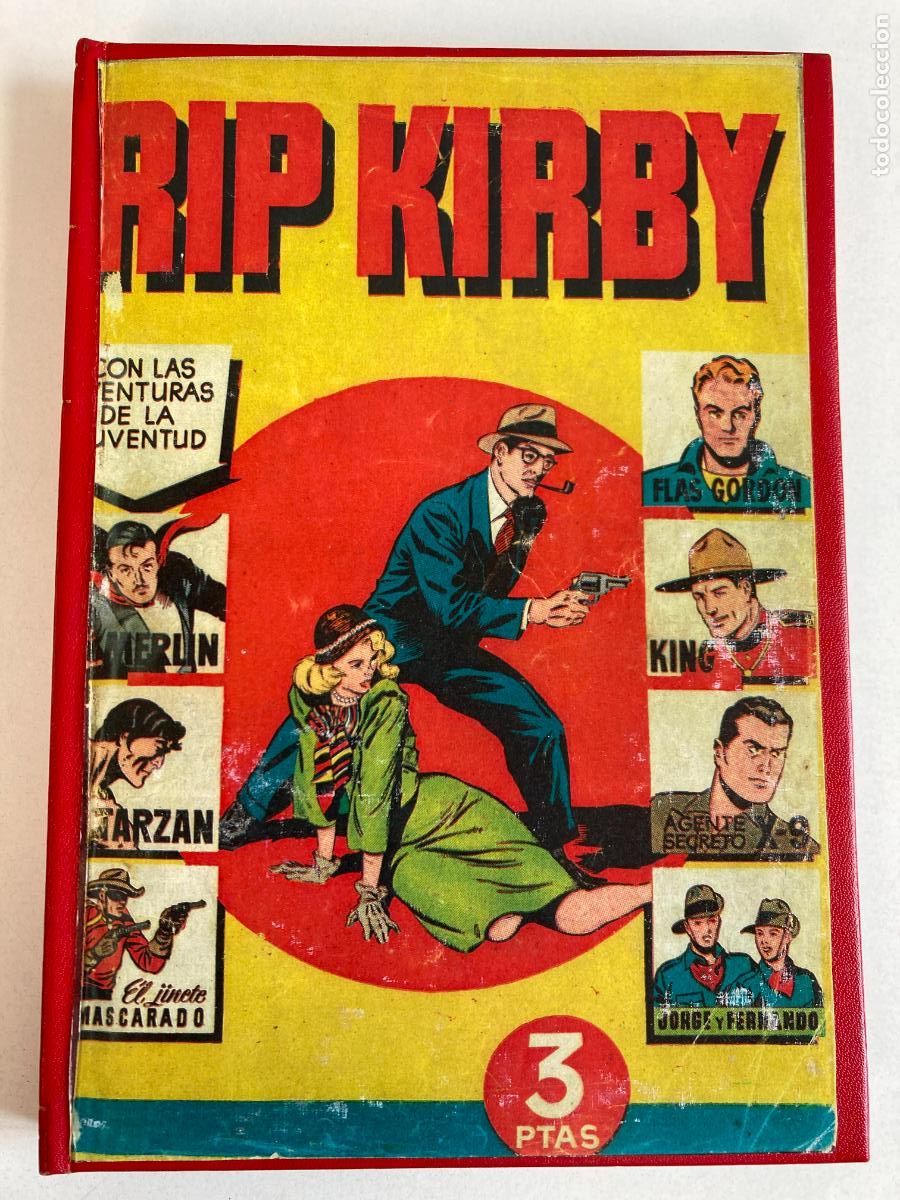 Tebeos: RIP KIRBY - HISPANO AMERICANA 1948-49, ORIGINAL - COMPLETA, ENCUADERNADA