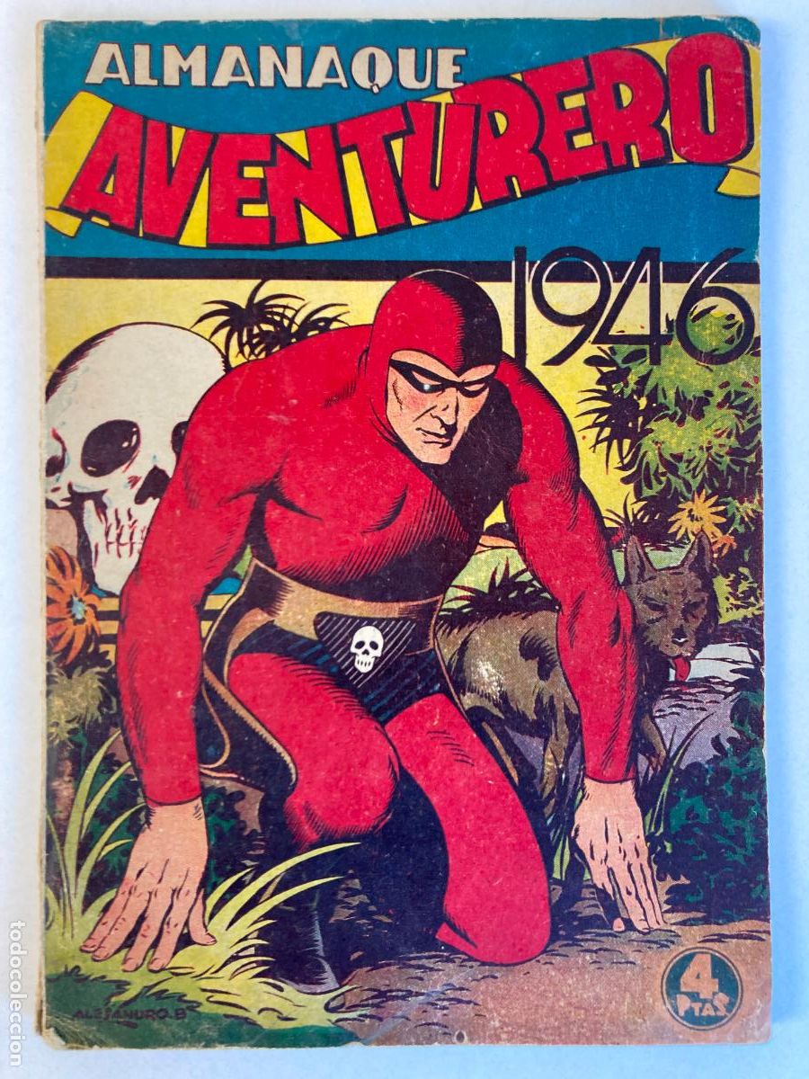 Tebeos: ALMANAQUE AVENTURERO 1946, HISPANO AMERICANA, ORIGINAL
