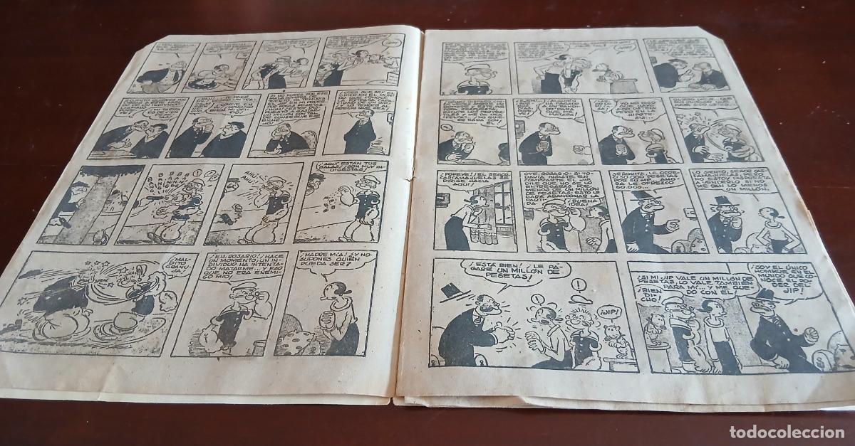Tebeos: POPEYE Y EL EXTRA&Ntilde;O PODER DEL JIP - N&ordm;. 12 - 1942 - HISPANO AMERICANA DE EDICIONES S.A - Foto 4
