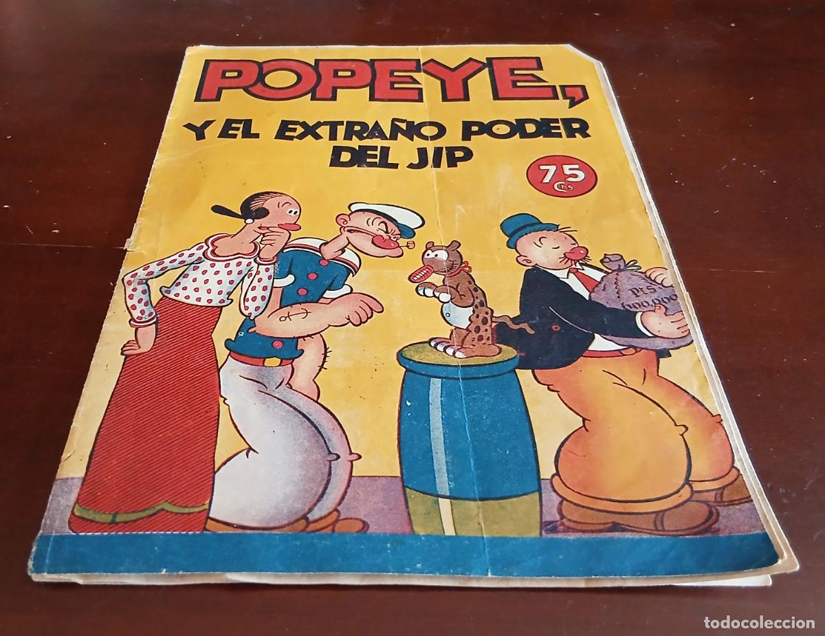 Tebeos: POPEYE Y EL EXTRA&Ntilde;O PODER DEL JIP - N&ordm;. 12 - 1942 - HISPANO AMERICANA DE EDICIONES S.A - Foto 1