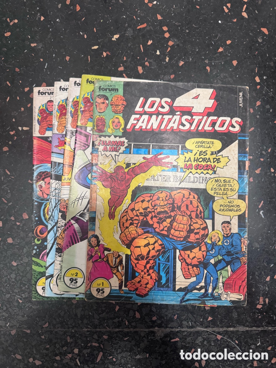 Tebeos: Colecci&oacute;n completa de 134 ejemplares de los 4 fant&aacute;sticos