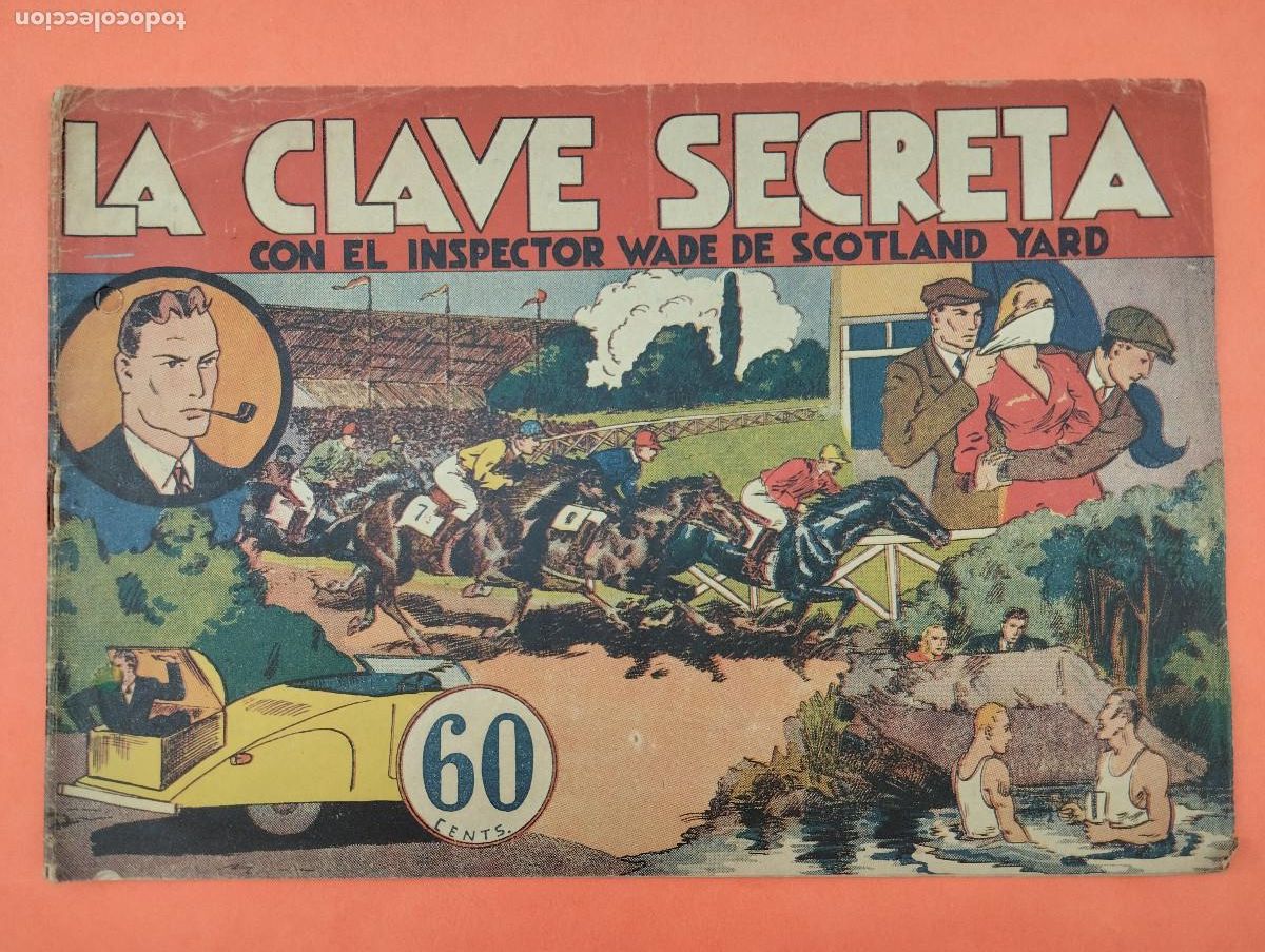 Tebeos: COMIC &rdquo; EL INSPECTOR WADE DE SCOTLAND YARD - LA CLAVE SECRETA &rdquo; HISPANO AMERICANA DE EDICIONES