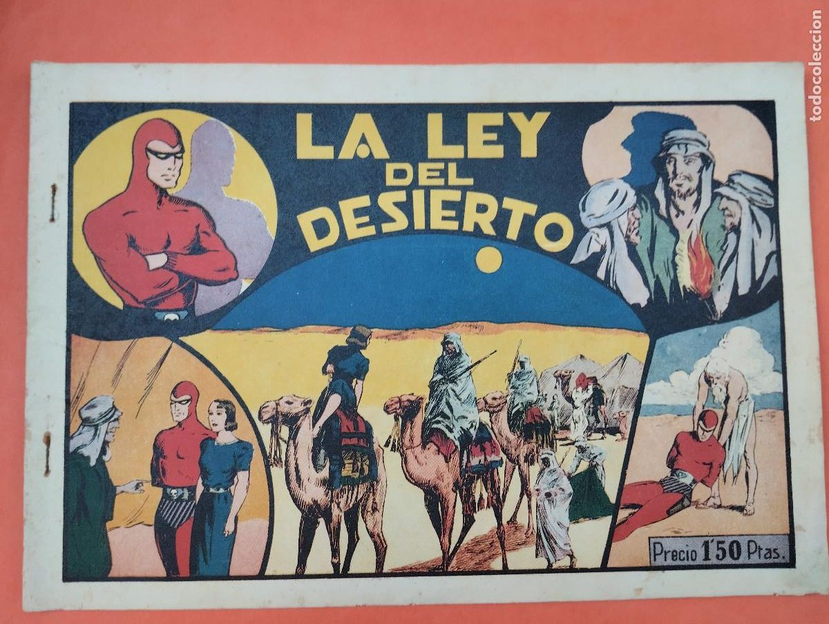 Tebeos: LA LEY DEL DESIERTO EL HOMBRE ENMASCARADO. 1,50 PTAS. HISPANO AMERICANA