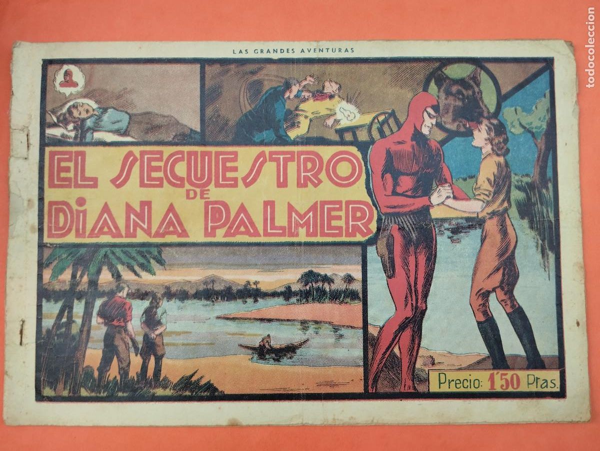 Tebeos: EL HOMBRE ENMASCARADO IV. EL SECUESTRO DE DIANA PALMER